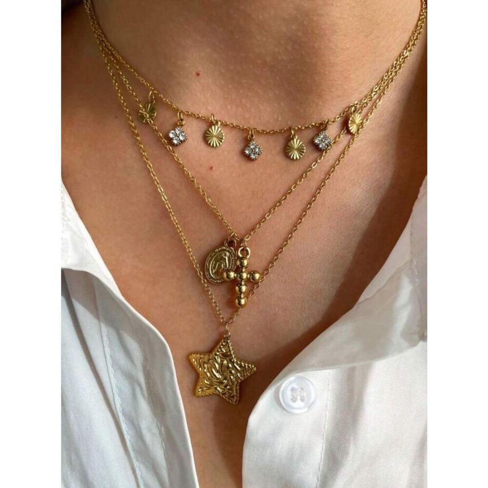 Star necklace N2041